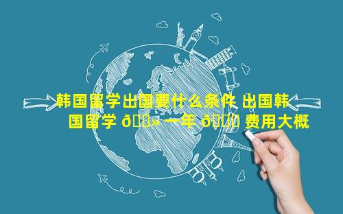 韩国留学出国要什么条件 出国韩国留学 🌻 一年 🐞 费用大概多少钱